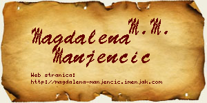 Magdalena Manjenčić vizit kartica